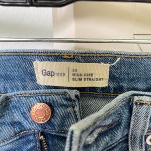 Gap Jeans High Rise Slim Straight fit